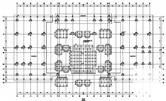12层框剪中学综合楼结构CAD施工图纸 - 3