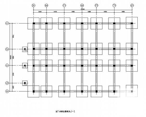 框架结构小学教学楼结构CAD施工图纸（独立基础） - 3