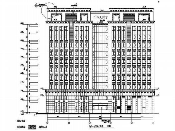 10层现代风格酒店建筑设计CAD施工图纸 - 4