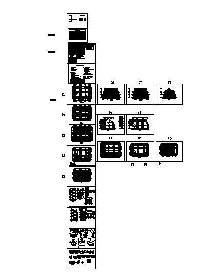 4层仿古宾馆建筑方案CAD施工图纸(卫生间大样图) - 3