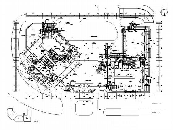 21层五星级框架筒体式酒店建筑施工CAD图纸 - 3