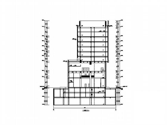 9层现代风格商务酒店建筑设计CAD施工图纸（2016最新资料） - 2