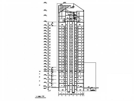 21层五星级酒店建筑扩初CAD图纸 - 2