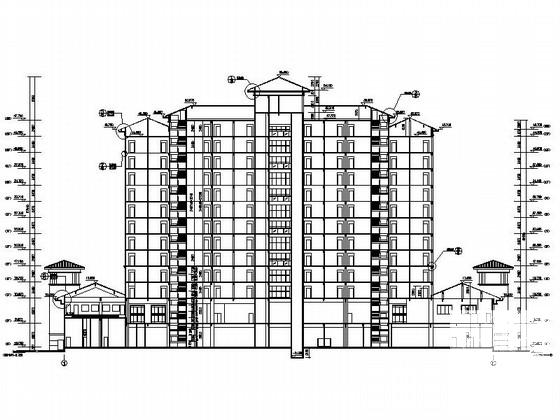 13层现代风格星级酒店建筑设计CAD施工图纸(节点详图) - 2