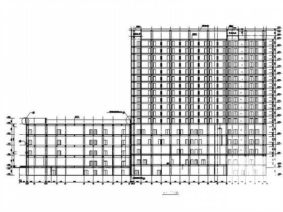 16层四星级宾馆酒店建筑施工CAD图纸 - 2