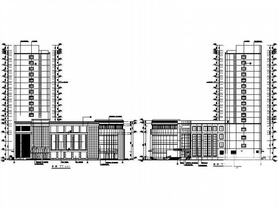 16层四星级宾馆酒店建筑施工CAD图纸 - 4