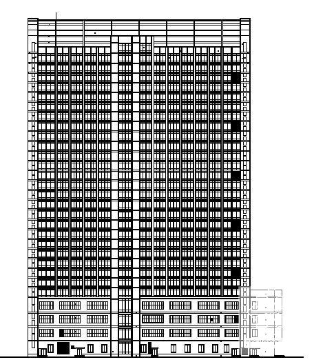 29层五星级酒店综合楼建筑施工CAD图纸(卫生间详图) - 1