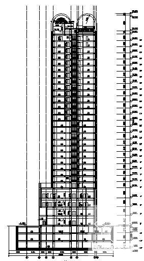 29层五星级酒店综合楼建筑施工CAD图纸(卫生间详图) - 2