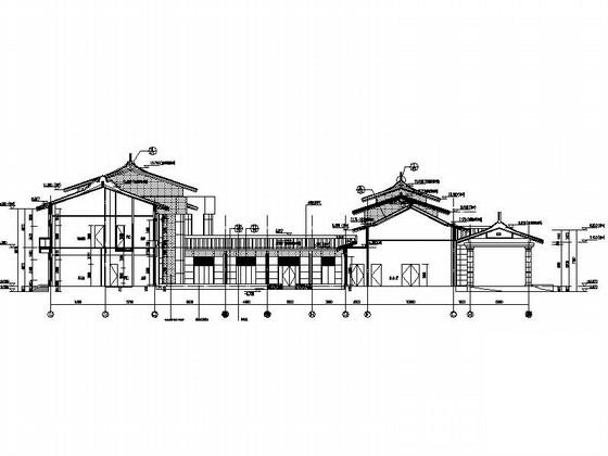 2层迎宾馆建筑施工CAD图纸(总平面图) - 2