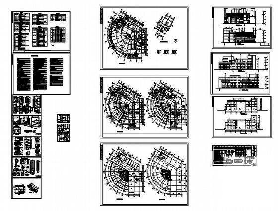 3层酒店建筑施工CAD图纸(卫生间详图) - 4