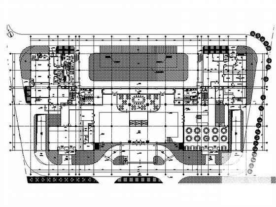 机场地块8层现代风格商务酒店建筑设计CAD施工图纸（知名建筑设计院） - 3