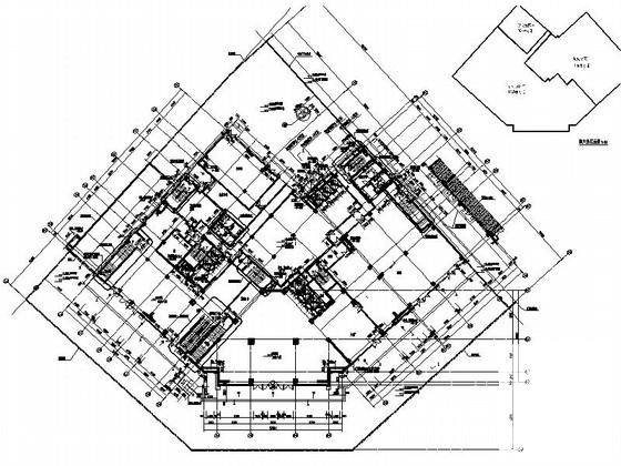 现代风格高层酒店建筑设计CAD施工图纸 - 3