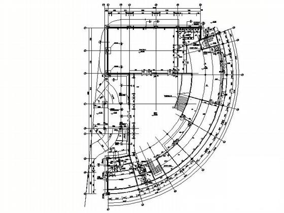 框架结构4层酒店建筑施工CAD图纸（A楼） - 3