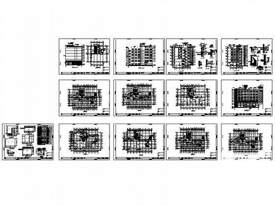 6层宾馆建筑CAD施工图纸 - 4