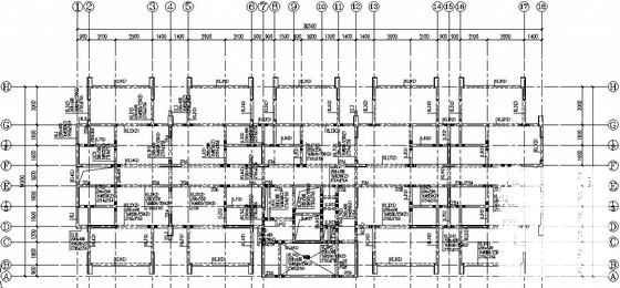 18层钻孔桩剪力墙公租房、廉租房结构CAD施工图纸 - 2