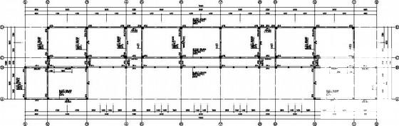 4层独立基础框架教学楼结构CAD施工图纸 - 1