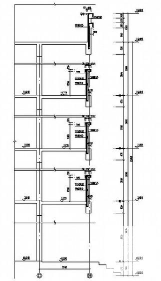 4层独立基础框架教学楼结构CAD施工图纸 - 3