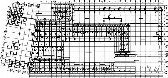 五星级酒店地下车库结构CAD施工图纸(平法表示) - 2