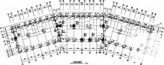 4层底框砖混桩基斜坡屋顶住宅结构CAD施工图纸(楼梯大样图) - 2