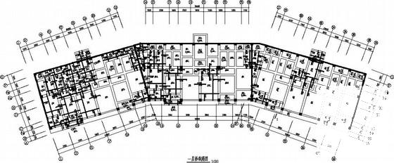 4层底框砖混桩基斜坡屋顶住宅结构CAD施工图纸(楼梯大样图) - 3