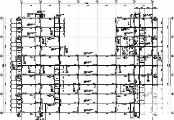 旧城改造地上15层地下1层框剪商住楼结构CAD施工图纸 - 2