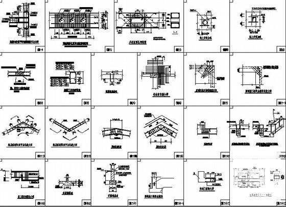 24层剪力墙结构住宅楼结构CAD施工图纸（筏型基础）(平面布置图) - 2