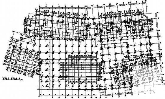 框架地下室结构CAD施工图纸（管桩基础） - 1