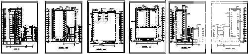 13层三星级宾馆建筑施工CAD图纸(框架剪力墙结构) - 2