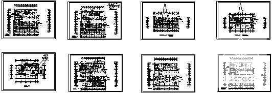 13层三星级宾馆建筑施工CAD图纸(框架剪力墙结构) - 3