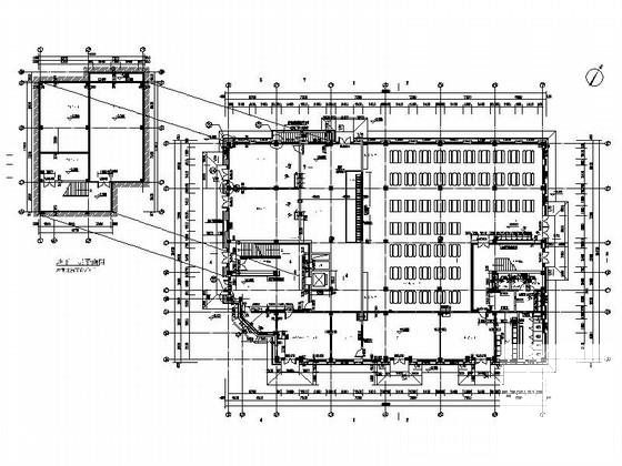 5层框架结构特殊学校综合楼建筑施工CAD图纸（底框结构） - 3
