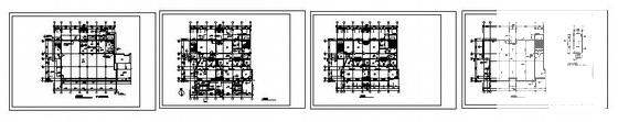 框架结构2层托儿所建筑施工CAD图纸(卫生间详图) - 3