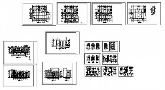 框架结构2层托儿所建筑施工CAD图纸(卫生间详图) - 4