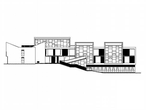 3层框架结构9班幼儿园建筑施工CAD图纸 - 1