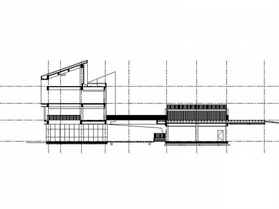 3层框架结构9班幼儿园建筑施工CAD图纸 - 2