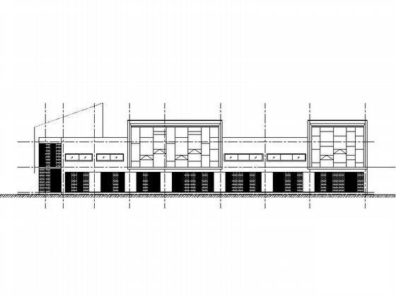 3层框架结构9班幼儿园建筑施工CAD图纸 - 5