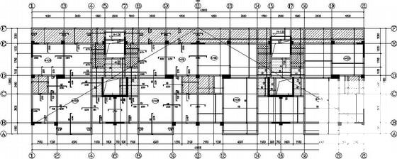11层桩基础框架抗震墙商住楼结构CAD施工图纸 - 3