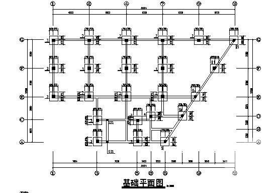 4层框架结构住宅楼结构CAD施工图纸（独基平法图纸） - 2