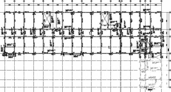 3层带阁楼框架综合教学楼结构CAD施工图纸 - 1
