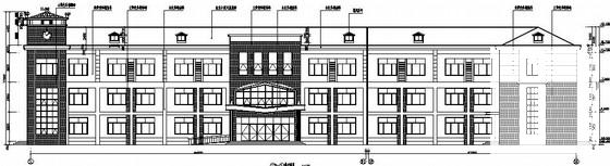 3层带阁楼框架综合教学楼结构CAD施工图纸 - 2