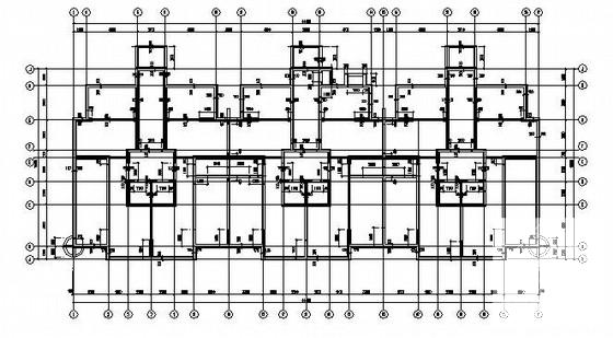 18层剪力墙住宅楼结构CAD施工图纸（筏板基础车库） - 2