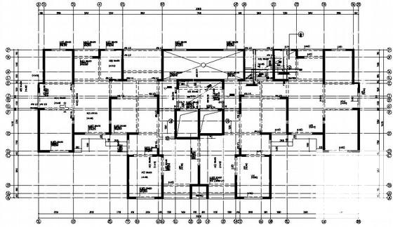 26层剪力墙住宅楼结构CAD施工图纸（桩基础） - 2