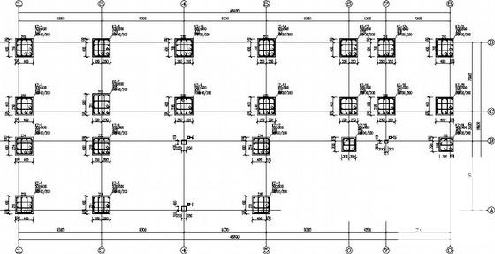 5层桩基础框架教学楼结构CAD施工图纸 - 3