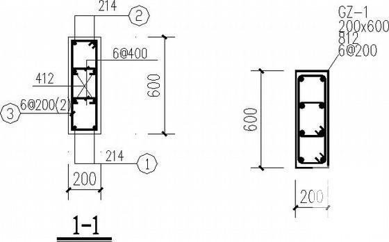 5层桩基础框架教学楼结构CAD施工图纸 - 4