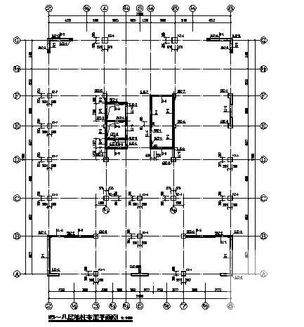 12层框剪结构住宅楼结构CAD施工图纸 - 2
