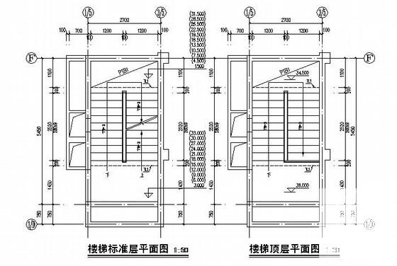 12层框剪结构住宅楼结构CAD施工图纸 - 4