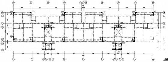 11层条形基础框剪结构住宅楼结构CAD施工图纸 - 3