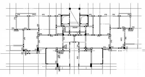 18层框架剪力墙结构住宅楼结构CAD施工图纸 - 1