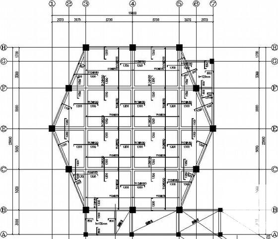 民族中学2层阶梯教室结构CAD施工图纸（桩基础） - 2