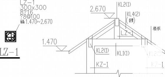 民族中学2层阶梯教室结构CAD施工图纸（桩基础） - 4