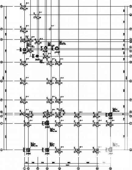 民族中学6层综合楼实验室结构CAD施工图纸（桩基础） - 1